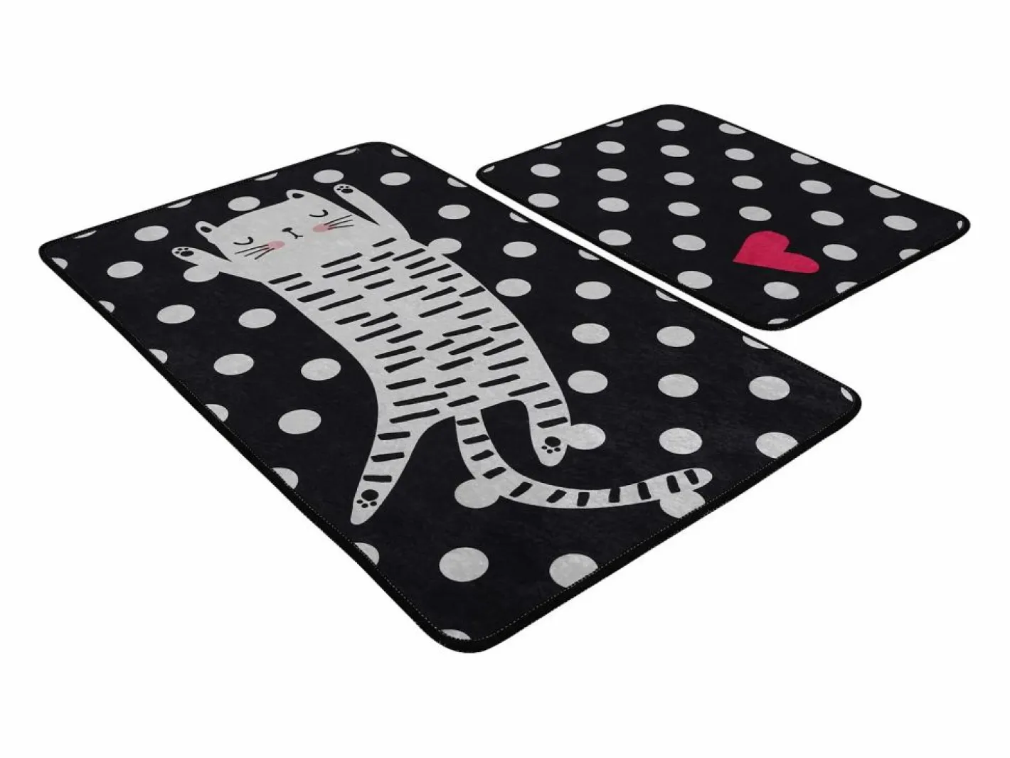 Alfombra de baño Set (2 piezas) Spotted Cat^ Sale
