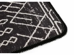 Alfombra de baño Straordinario Black Djt 70x120 antracita negro blanco^ Best