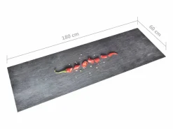 Alfombra de cocina lavable Pepper 60x180 cm ES197448^ Outlet