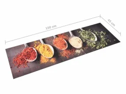 Alfombra de cocina lavable Spoons 45x150 cm ES669136 Multicolor Sale