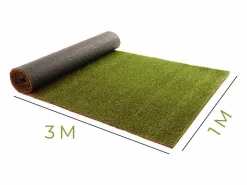 Alfombra de Césped Artificial para Exteriores 100% Sintético para Jardín, Terraza, Balcón - Longitud 300 x Ancho 100 cm^ Outlet