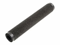 Felpudo|Alfombra de entrada rectangular de nudo 40x60 cm negra ES572329