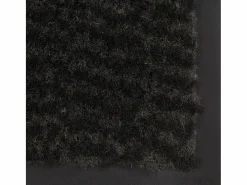 Felpudo|Alfombra de entrada rectangular de nudo 120x180 cm negra ES793480