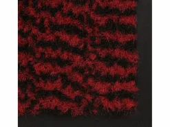 Alfombra de entrada rectangular de nudo 120x180 cm roja ES941596^ Hot