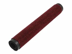 Alfombra de entrada rectangular de nudo 90x150 cm roja ES965637^ Clearance