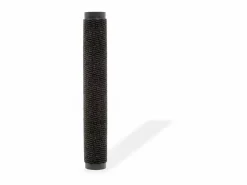 Felpudo|Alfombra de entrada rectangular de nudo 80x120 cm negra ES532702