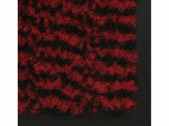 Alfombra de entrada rectangular de nudo 80x120 cm roja ES677519 Rojo Hot