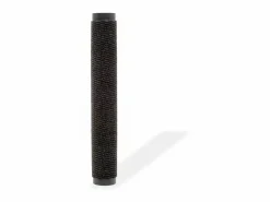 Alfombra de entrada rectangular de nudo 60x90 cm negra ES981018 Negro