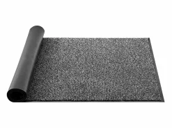 Alfombra de Entrada SucceBuy, 152,4 x 91,4 cm, Felpudo Exterior Interior con Reverso Antideslizante PVC, Resistente Y Lavable, Atrapa Polvo, Gris Negro Online
