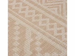 Alfombra de exterior de tejido plano 200x280 cm Rayas marrones Marru00f3n Online