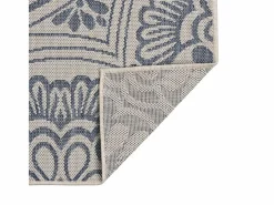 Clicnbuy Alfombra De Exterior|Decoración De Jardín|Alfombra de exterior de tejido plano rayas es 140x200 cm