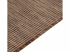 Alfombra de exterior de tejido plano 140x200 cm Marrón^ Discount