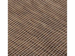 Alfombra de exterior de tejido plano 140x200 cm Marrón^ Discount