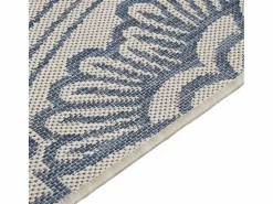 Clicnbuy Alfombra De Exterior|Decoración De Jardín|Alfombra de exterior de tejido plano rayas es 120x170 cm