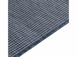 Clicnbuy Alfombra de exterior de tejido plano 140x200 cm Azul Discount