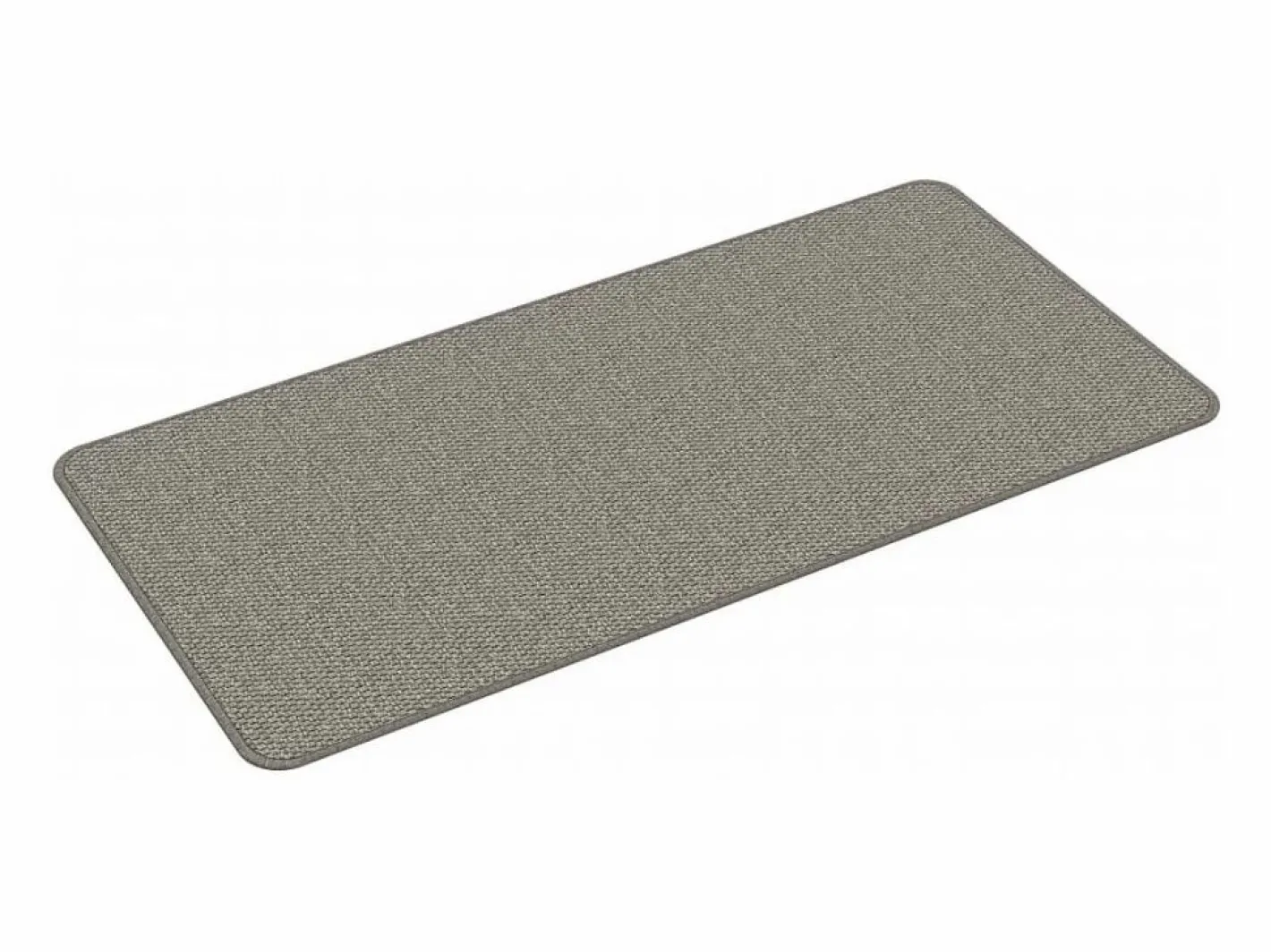 Clicnbuy Alfombra De Pasillo|Alfombra de pasillo con aspecto de sisal plateada 50x100 cm