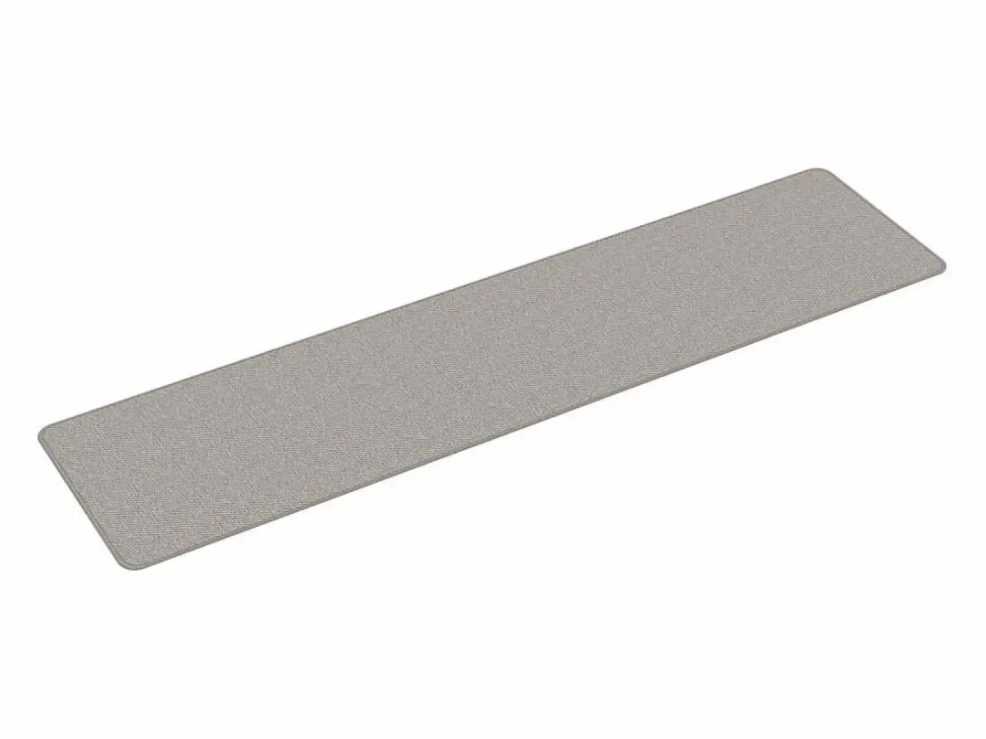 Clicnbuy Alfombra de pasillo con aspecto de sisal gris taupe 50x200 cm Topo Best