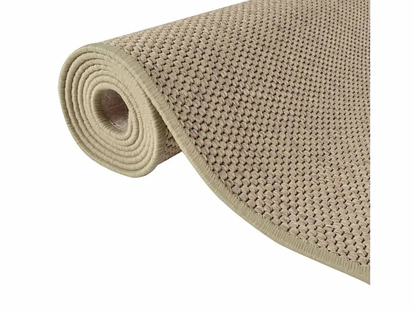 Clicnbuy Alfombra De Pasillo|Alfombra de pasillo con aspecto de sisal color arena 80x250 cm