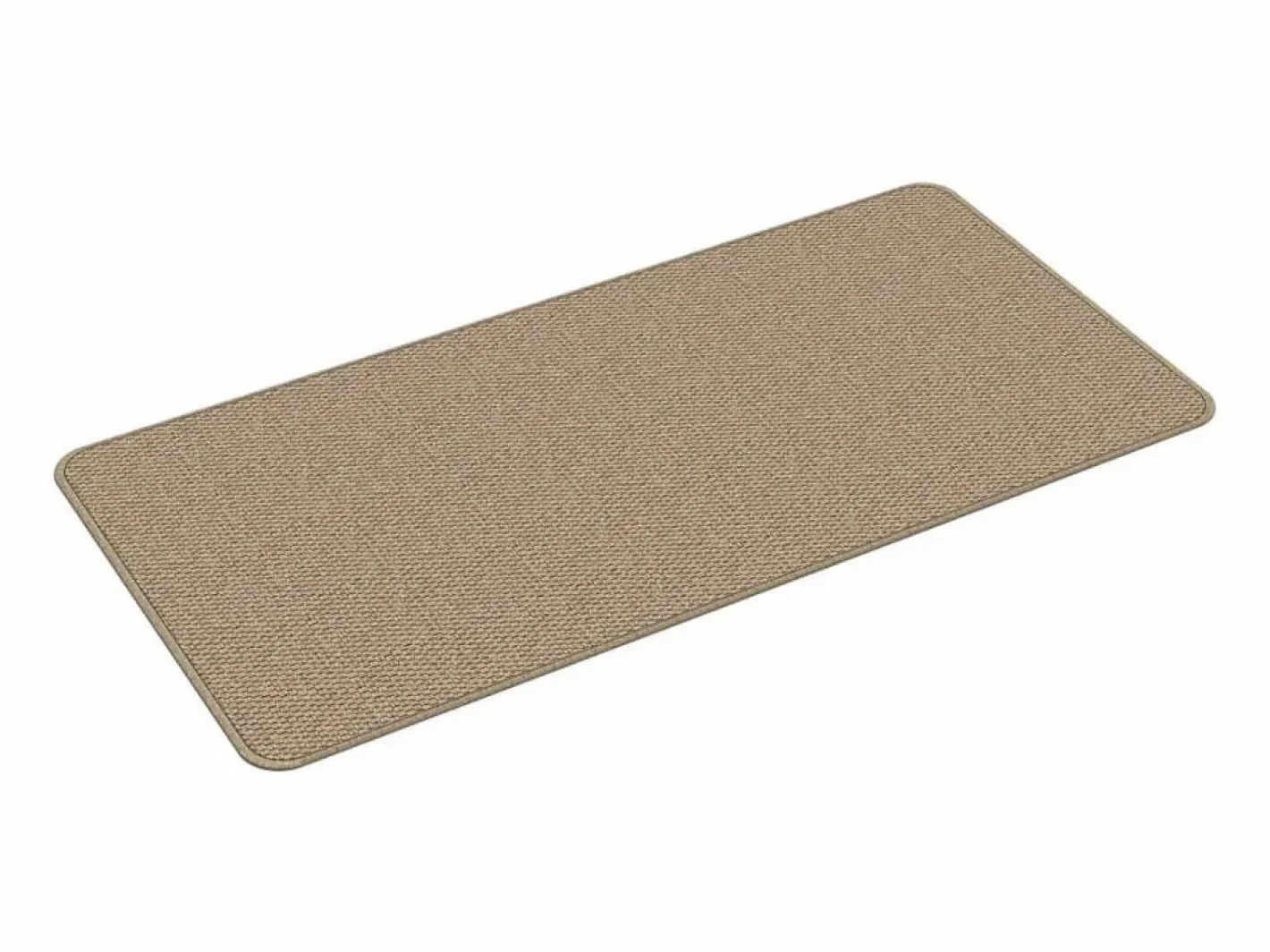 Clicnbuy Alfombra De Pasillo|Alfombra de pasillo con aspecto de sisal color arena 50x100 cm