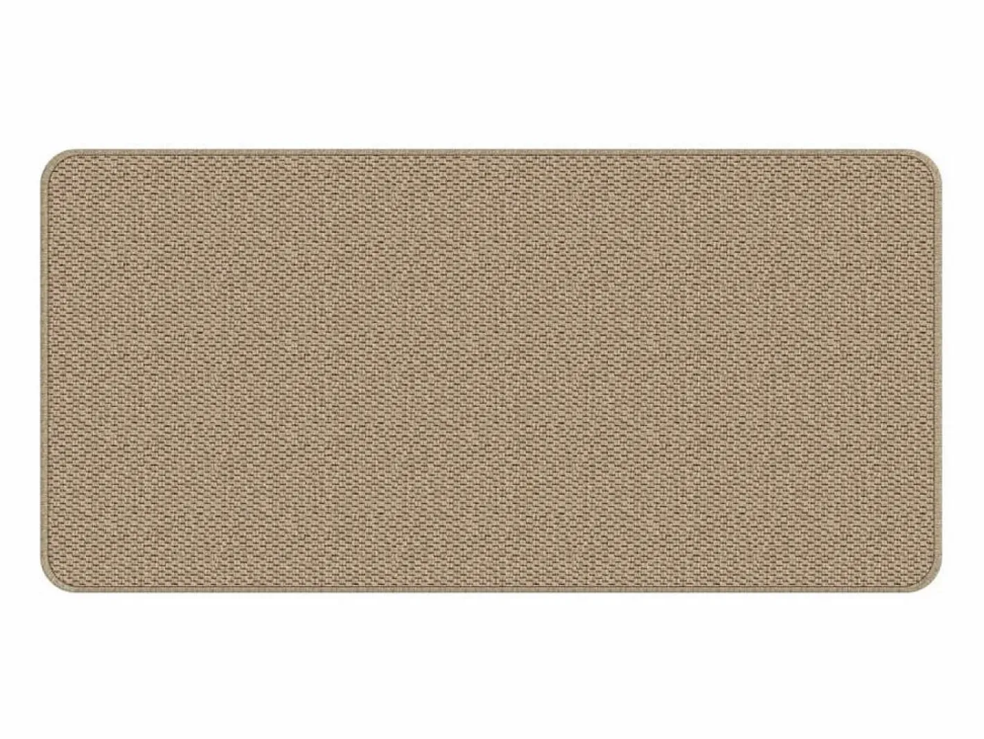 Clicnbuy Alfombra De Pasillo|Alfombra de pasillo con aspecto de sisal color arena 50x100 cm