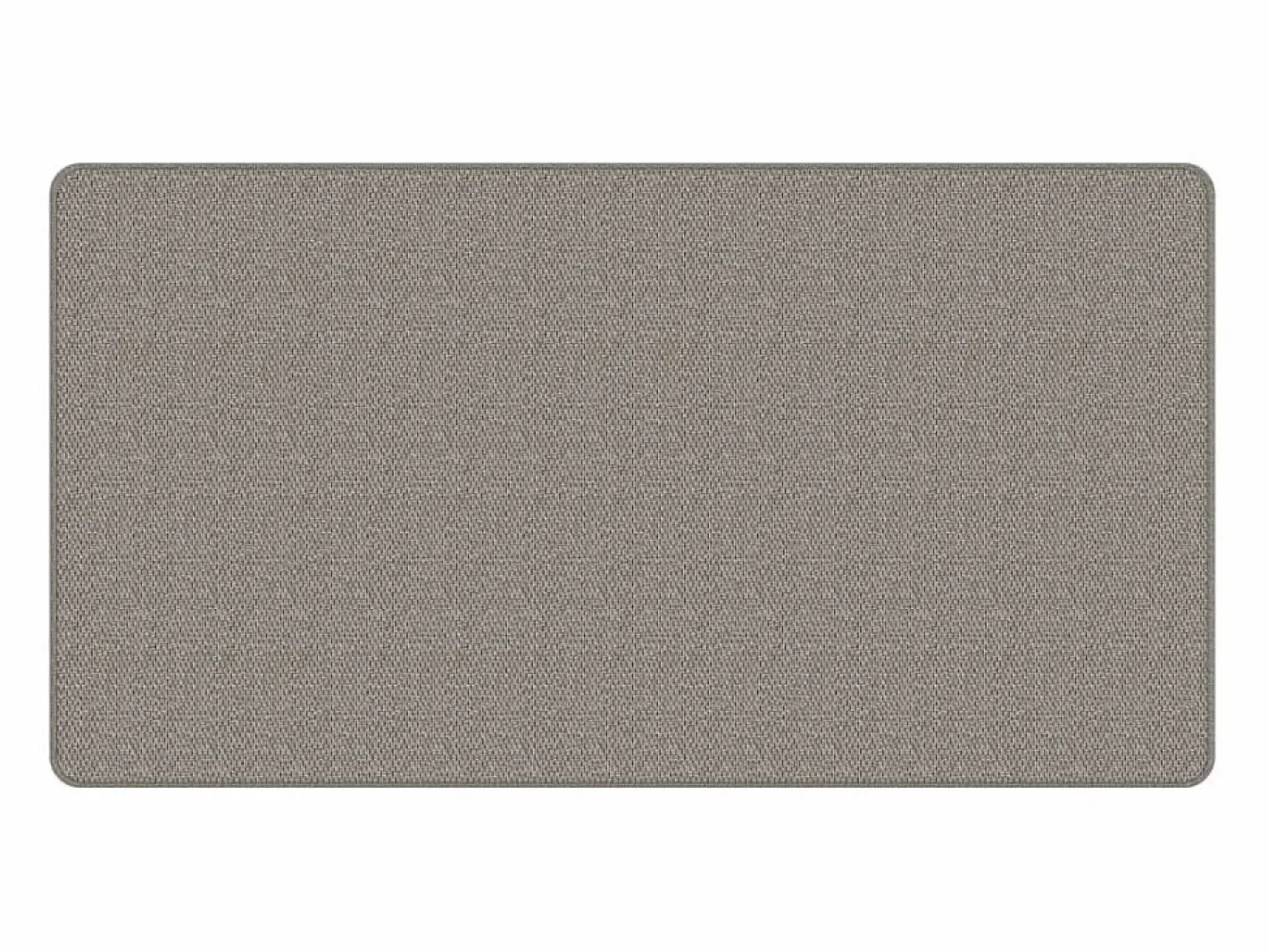 Clicnbuy Alfombra De Pasillo|Alfombra de pasillo con aspecto de sisal plateada 80x150 cm