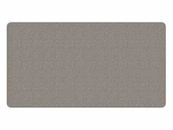 Alfombra de pasillo efecto sisal plata 80x150 cm Plateado New