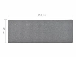 Alfombra de pasillo oscuro 80x250 cm^Clicnbuy New
