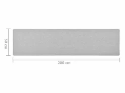 Alfombra de pasillo claro 50x200 cm^Clicnbuy Discount