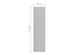 Alfombra de pasillo claro 80x300 cm^Clicnbuy