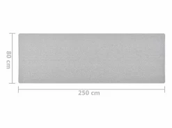 Alfombra de pasillo claro 80x250 cm^Clicnbuy Clearance
