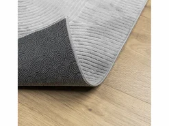 Alfombra de pelo corto IZA estilo escandinavo 140x200 cm Gris Hot