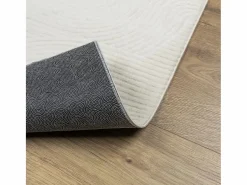 Alfombra De Cocina|Alfombra De Cocina|Alfombra de pelo corto IZA, estilo escandinavo, color crema, 80x150 cm