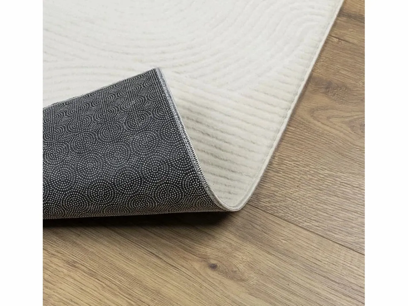 Alfombra De Cocina|Alfombra De Cocina|Alfombra de pelo corto IZA, estilo escandinavo, color crema, 80x150 cm