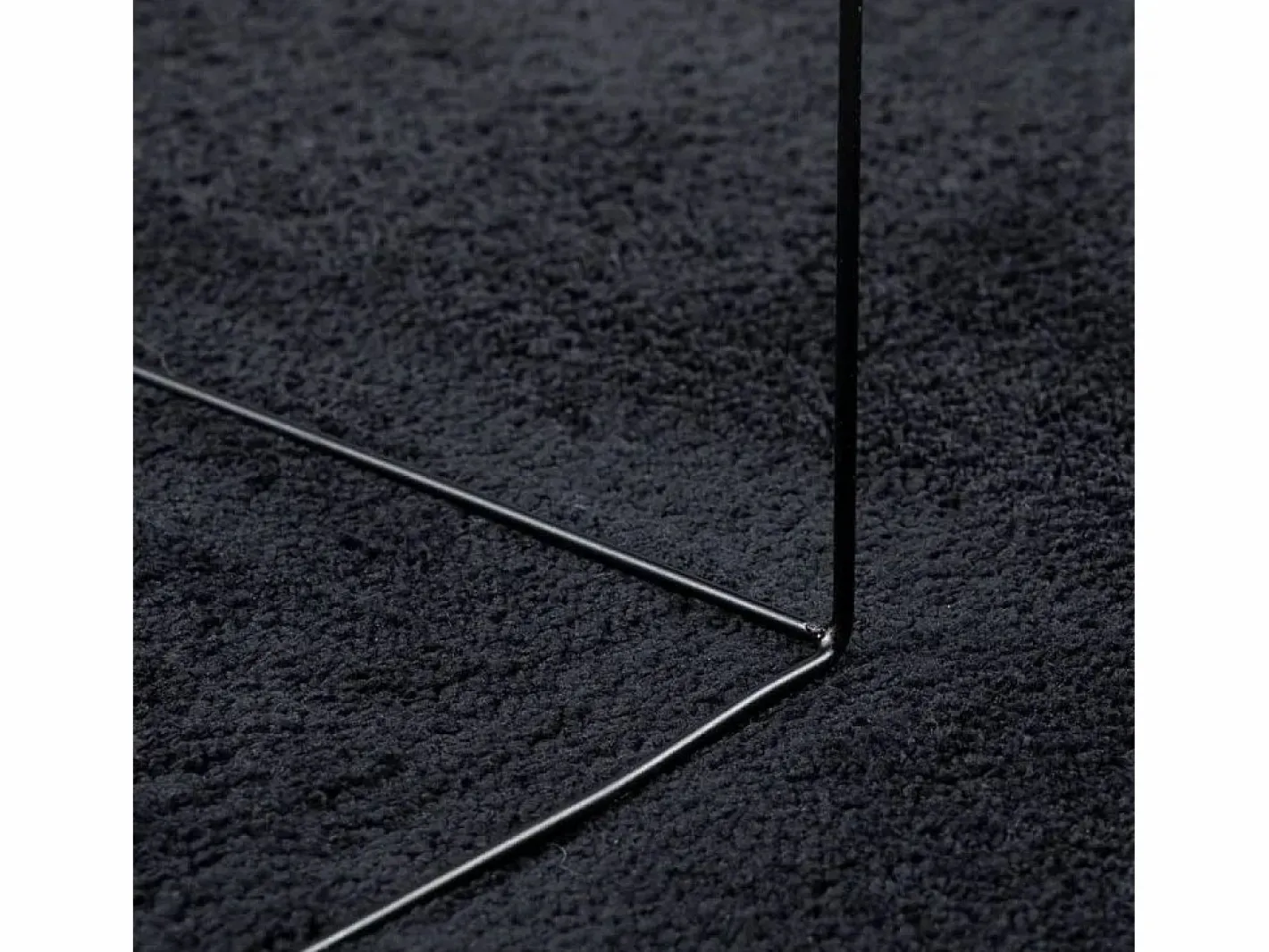 Alfombra De Cocina|Alfombra De Cocina|Alfombra de pelo corto OVIEDO negra 200x280 cm