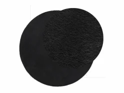 Alfombra de pelo corto suave lavable HUARTE Ø 80 cm ES23627^ Outlet