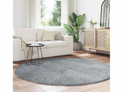 Alfombra de pelo largo NAVARRA claro 200x200 cm Gris