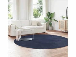 Alfombra de pelo largo NAVARRA marino 240x240 cm Azul Outlet