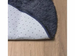 Alfombra de pelo largo NAVARRA marino 240x240 cm Azul Outlet