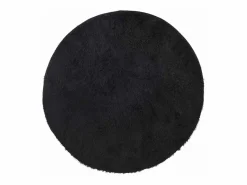Alfombra De Cocina|Alfombra De Cocina|Alfombra de pelo largo negra NAVARRA 240x240 cm poliéster