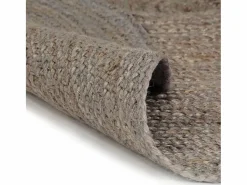 Alfombra de yute hecha a mano redonda 120 cm^ Outlet