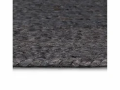 Clicnbuy Alfombra Redonda|Alfombra de yute tejida a mano 120 cm oscuro
