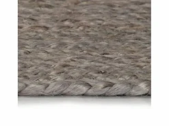 Clicnbuy Alfombra Redonda|Alfombra de yute tejida a mano redonda 90 cm