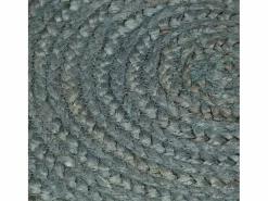 Clicnbuy Alfombra Redonda|Alfombra de yute tejida a mano 90 cm oliva