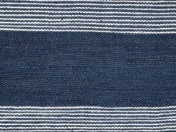 OZAIA Alfombra de yute tejida a mano KOCHI - 200 x 290 cm - Azul marino y blanco Gris / Azul Online