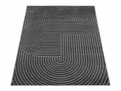 Alfombra diseño moderno Boho - Antracita - 200 x 280 cm - SANTO PLUS^the carpet