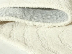 OZAIA Alfombra en relieve 100% lana tufting manual, 200 x 290 cm, , 2100g/m², NEORA Marfil Best
