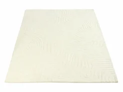 OZAIA Alfombra en relieve 100% lana tufting manual, 200 x 290 cm, , 2100g/m², NEORA Marfil Best