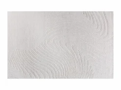 Alfombra en relieve de lana 100% tufted a mano con motivo abstracto, 160 x 230, , CELESTIA^OZAIA New