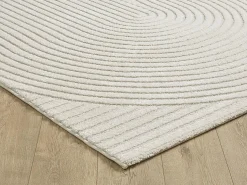 the carpet Alfombra Everest Modern 3D alto-bajo - - 140 x 200 cm Crema