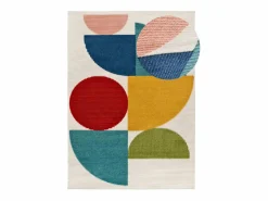 Alfombra exterior - geométrico con relieve - - 160 x 230 cm - MILA Multicolor